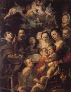 Jacob Jordaens Borthers,and Sisters oil